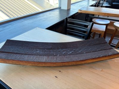 Serving Platter made from used wine barrels
